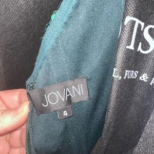 Jovani Turquoise Evening Gown